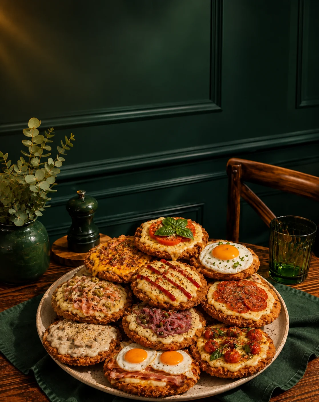 Seleção de milanesas do Empório Europa